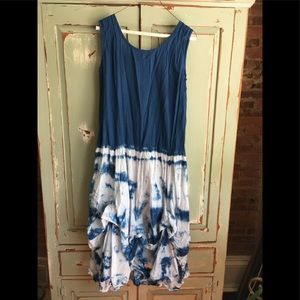 Tie Dyed Cotton Dress